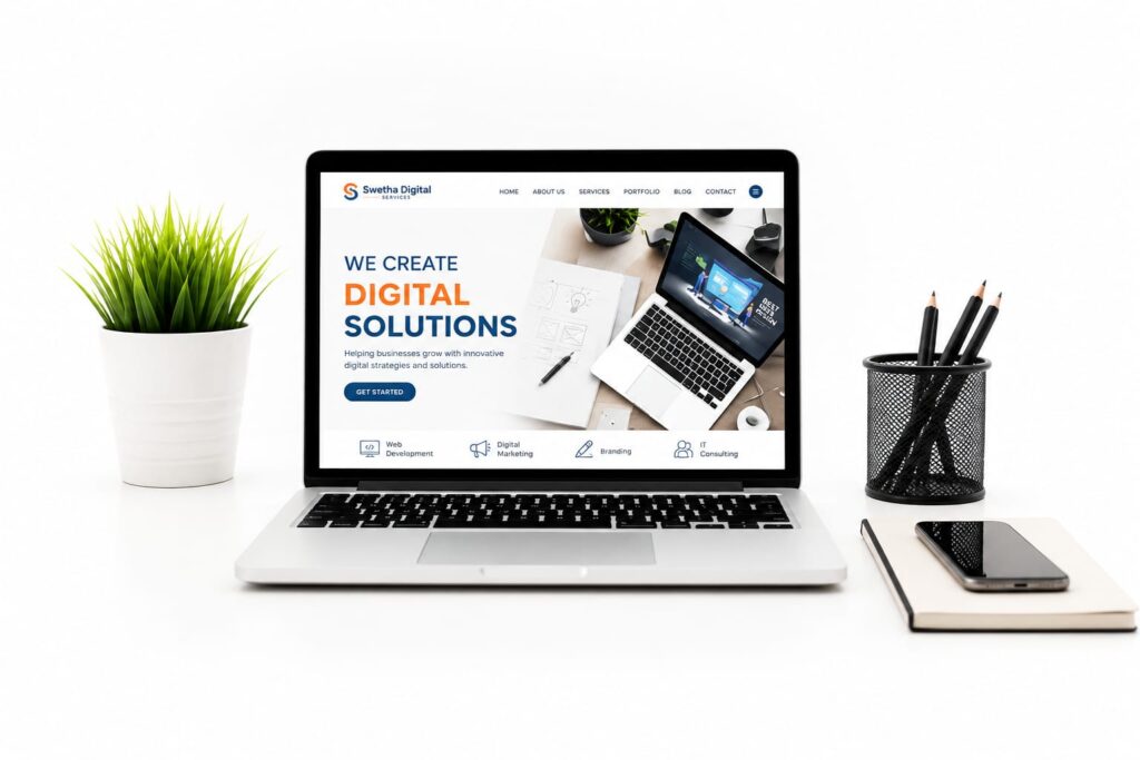 Professional Website Design and Web Development Services in India by Swetha Digital Services