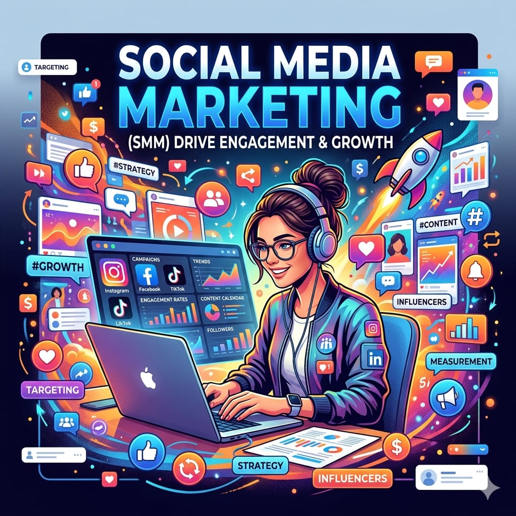 Social media marketing services for business growth