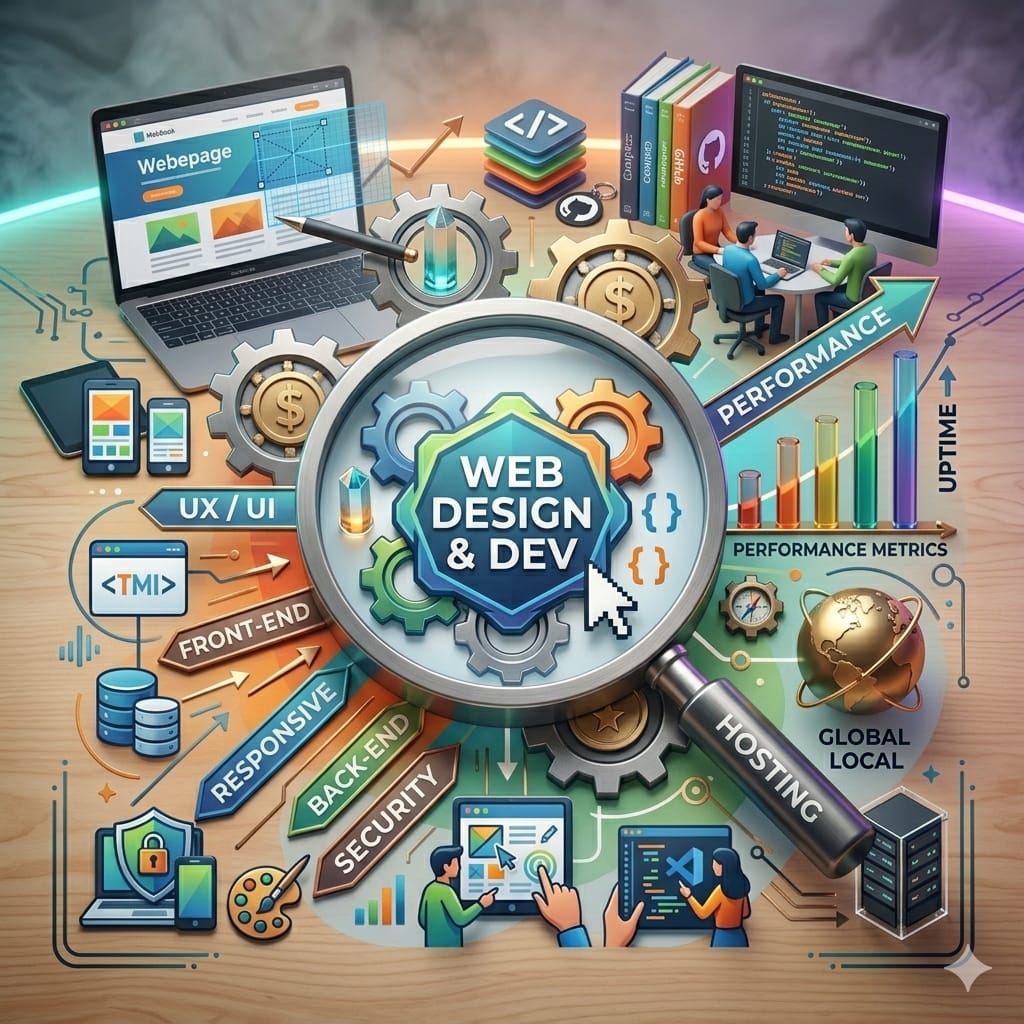 Professional website design and development services in Telangana